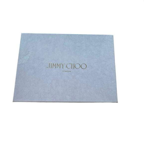 Jimmy Choo NIB Didi 45 Flannel Slingback Pumps in Storm Size 40 - Picture 11 of 11